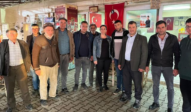 Ödemiş Belediye Başkan Adayı Dilek Acar Güleç, Horzum’da başkan gibi karşılandı