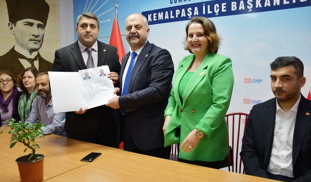 CHP’li Ahmet Cemil Balyeli Kemalpaşa Belediyesi’ne talip oldu