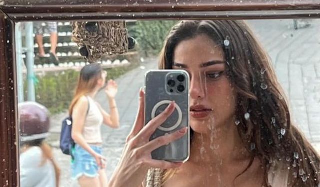 Bali'ye giden Dilan Çiçek Deniz'den olay pozlar