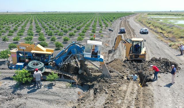 DSİ drenaj çalışmaları ile tarım arazilerine değer katıyor