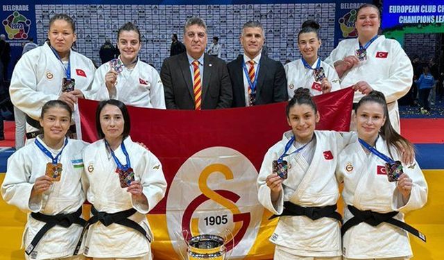 Galatasaray Kadın Judo Takımı, Avrupa Kulüpler Şampiyonası'nda bronz madalya kazandı
