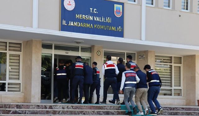 Mersin merkezli 2 ilde gerçekleştirilen DEAŞ operasyonuna 7 tutuklama