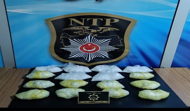 Siirt’te 8,5 kilo metamfetamin ele geçirildi: 2 tutuklama