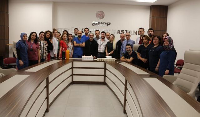 Sinop Atatürk Devlet Hastanesi'nde 100'üncü baypas gerçekleşti