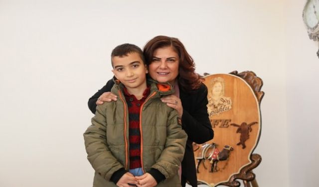 İlkokul öğrencisi Ali Efran’dan Başkan Çerçioğlu’na ziyaret