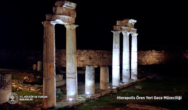 Hierapolis Antik Kenti’nde gece müzeciliği için geri sayım başladı