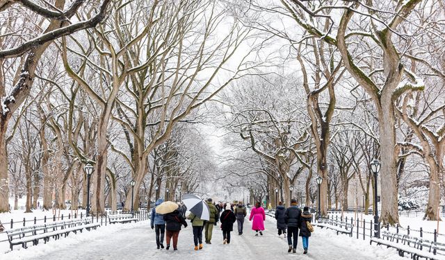 New York’ta son 2 yılın en fazla kar yağışı