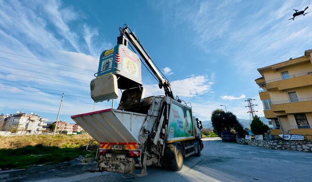 Milas’ın 7 mahallesine 350 adet akıllı sistem yerüstü çöp konteyneri