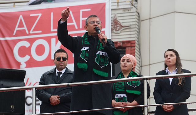 CHP Genel Başkanı Özel, Kilis'te halk buluşmasına katıldı