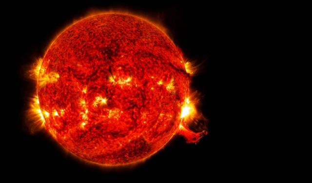 Güneş'teki patlama iletişim araçlarını etkileyebilir