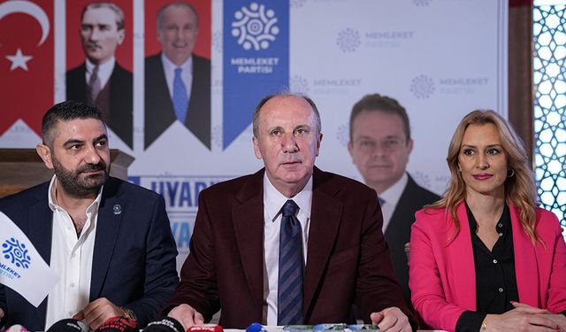 Memleket Partisi Genel Başkanı İnce, İstanbul'da konuştu