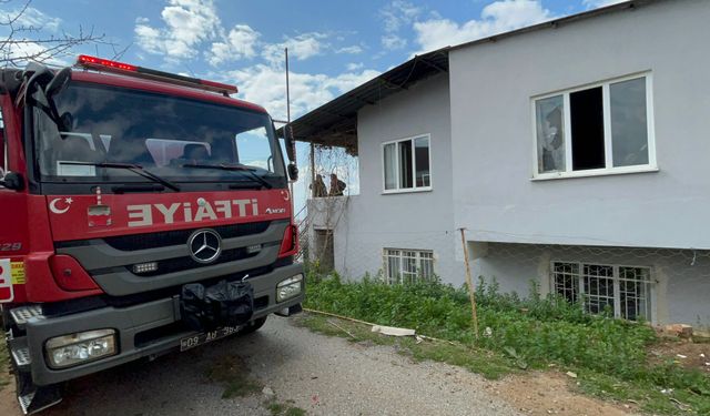 Nazilli'de bir evde çıkan yangın söndürüldü