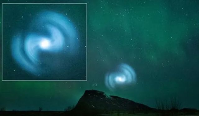 Norveç gökyüzünde portal açıldı