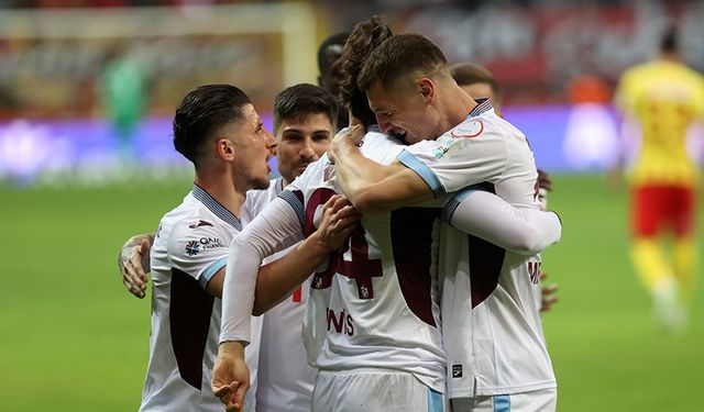 Trabzon 2 gol attı 3 puanı kaptı