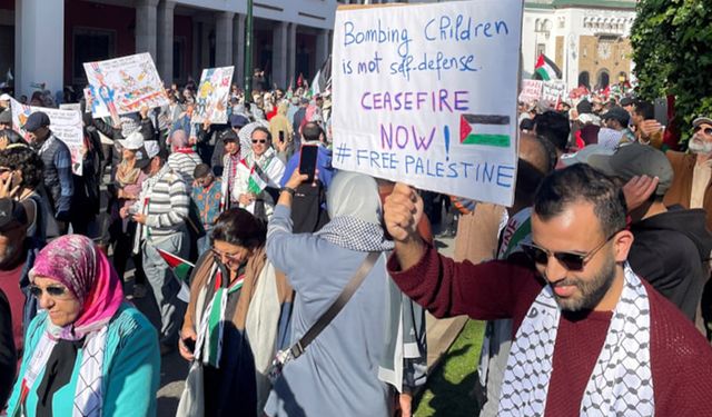 ABD’nin İsrail’e yapacağı silah desteği protesto edildi