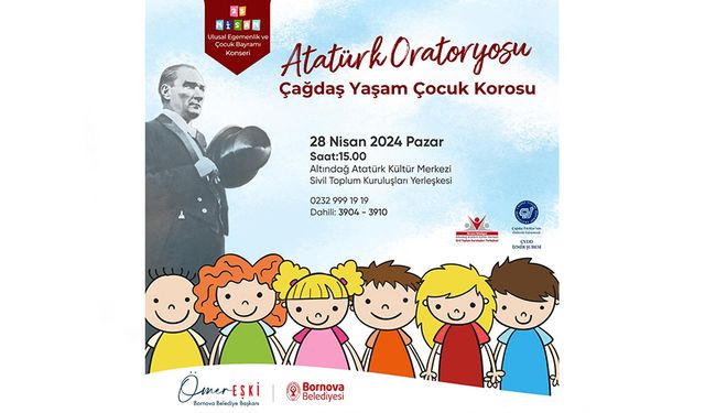 Bornova’da Atatürk Oratoryosu heyecanı