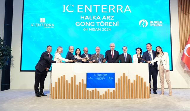 Borsa İstanbul'da gong IC Enterra Yenilenebilir Enerji için çaldı
