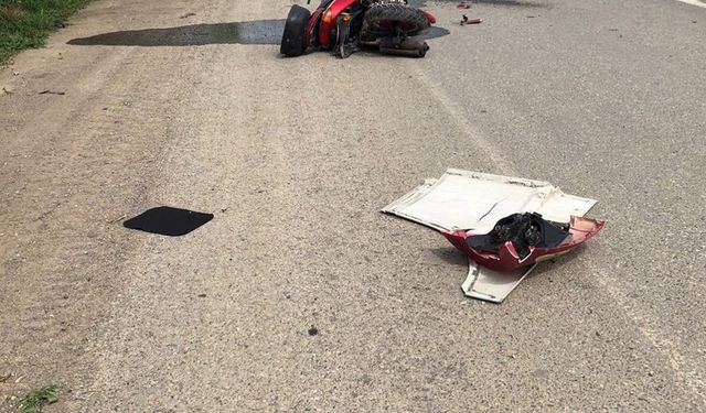 Duble yolda motosiklet ile TIR çarpıştı: 1 ölü