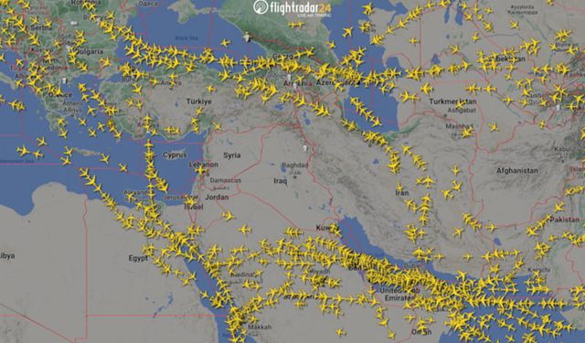 İran-İsrail gerilimi havayolu trafiğini de sarstı