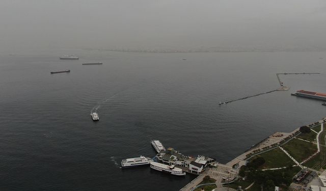 İzmir’e sis değil, çöl tozu bulutu çöktü