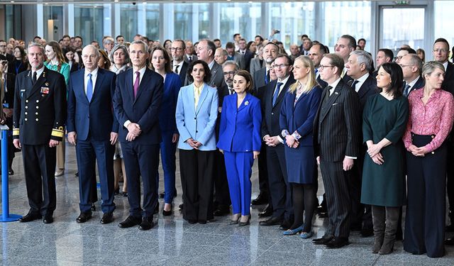 NATO karargahında İttifak'ın 75. kuruluş yıl dönümü kutlandı