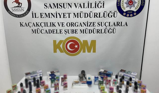 Samsun'da bin 660 adet doldurulmuş makaron sigara ele geçirildi