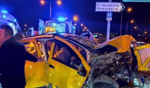 İzmir’deki ticari taksi kazasında ölü sayısı 2’ye yükseldi