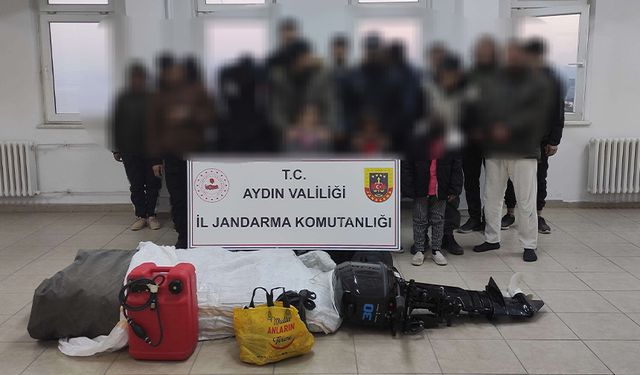 Yunanistan’a geçmeye çalışan 19 düzensiz göçmen yakalandı