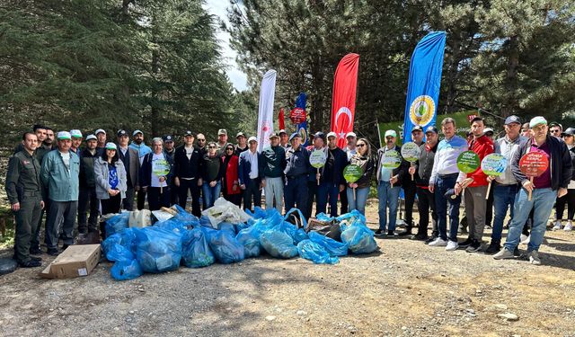 'Orman Benim' kampanyasında Akdağ'da temizlik yapıldı