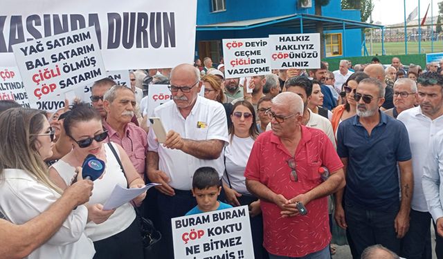 Çöp isyanı büyüyor: Çiğli’ye yapılan zulüm ve haksızlıktır