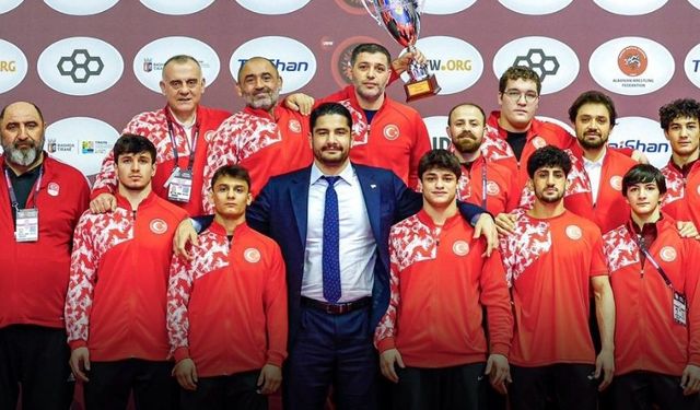 Millilerden tarihi başarı! U23 Avrupa Güreş Şampiyonası'nda 3 kupa