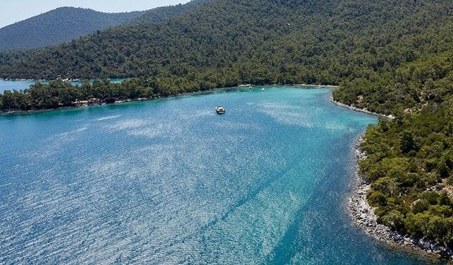 Haritalarda “Kazıklı İskele” diye geçiyor! Bu koya yalnızca kürekle gidebilirsiniz! İşte doğayla baş başa bir koy!