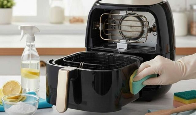 Sadece sepeti yıkamak yetmez! Airfryer temizliğinde bu hataları sakın yapmayın: Üst rezistans kısmı nasıl temizlenmeli?