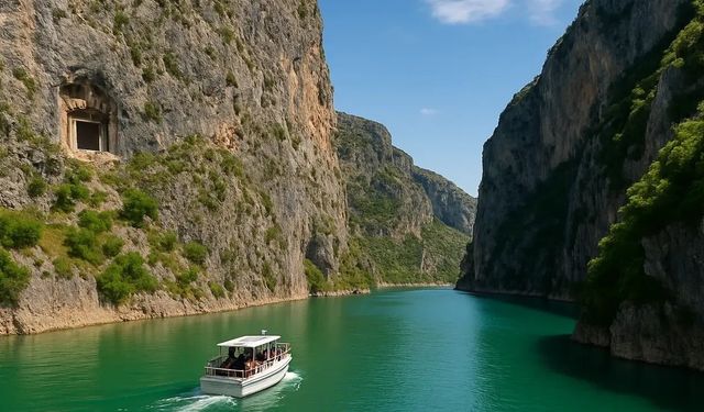 Hafta sonu tatili planlayanlara: İzmir’e 1 saat uzaklıktaki 380 metrelik kanyonda tarih ve doğa bir arada!