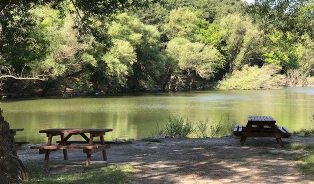 Şehrin gürültüsünden kaçanlar İzmir'deki bu göle gidiyor: Efsanelerle çevrili doğa rotası ilgi görüyor!