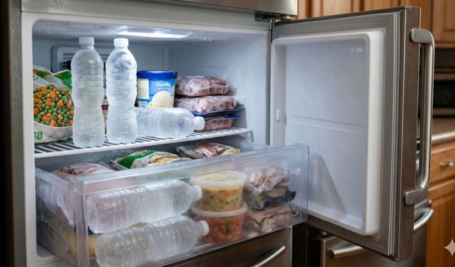 Elektrik faturasını düşürmek bu kadar kolaymış! Dondurucuya bir şişe atın, farkı görün