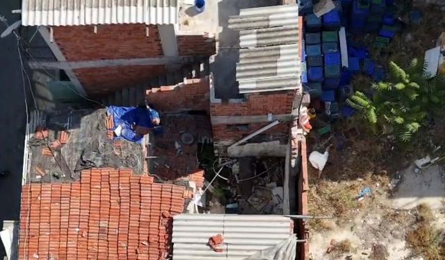 Konak’ta dron destekli baskın! Operasyonda firari hükümlüler yakalandı