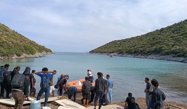 Urla'da ortak operasyon! 22 düzensiz göçmen yakalandı
