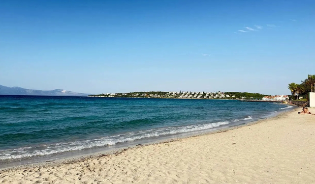Çeşme'nin ücretsiz cenneti! Berrak denizi ve altın sarısı kumsalıyla İzmir'de denize girilecek en güzel plajlardan biri