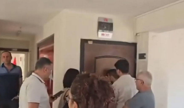 CHP Nazilli’de kapılar kapandı! Yeni başkan parti binasına alınmadı