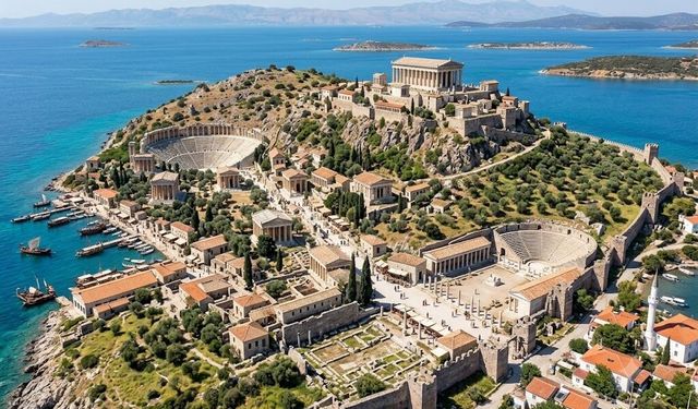 Televizyon tarihinin en sevilen dizileri hep burada çekildi! İzmir’in balıkçı köyünde binlerce yıllık antik kent
