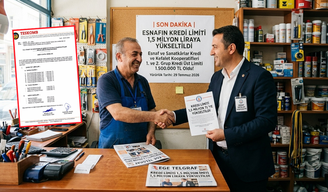 Son dakika! Esnafın kredi limiti 1,5 milyon liraya yükseltildi