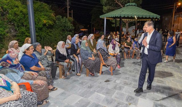 Başkan Tugay’dan Beydağlı kadınlara mesaj: “Siz üretin, alım garantisi bizden”
