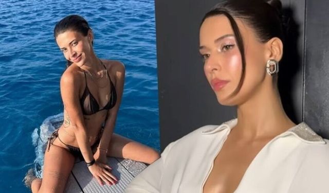 Devrim Özkan tatil pozlarını paylaştı! Sahil ve teknede objektif karşısına geçti