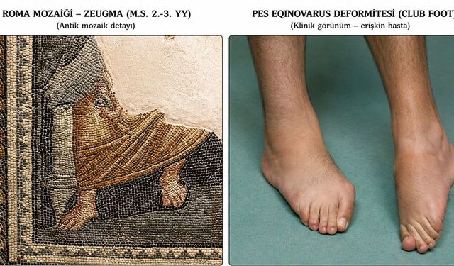 Zeugma'daki 1800 yıllık mozaikte dikkat çeken ayrıntı: Bir figürün ayağı bilimsel araştırmaya konu oldu