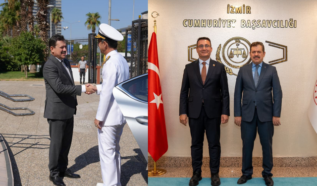 İzmir'de ziyaret  trafiği! Başsavcı Yeldan iki ismi ağırladı