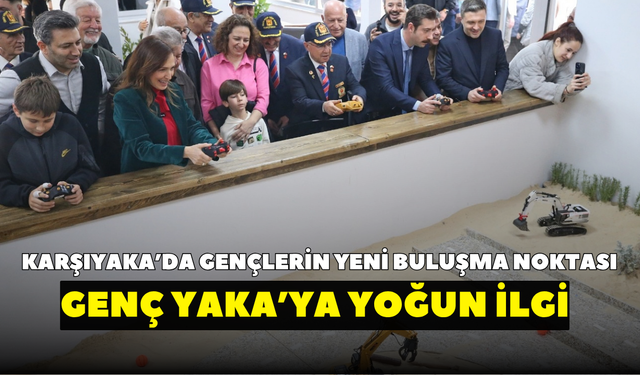 Karşıyaka’da gençlerin yeni buluşma noktası! Genç Yaka’ya yoğun ilgi
