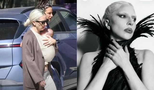Ünlü yıldız Lady Gaga anne oldu! Bebeğiyle ilk kez görüntülendi