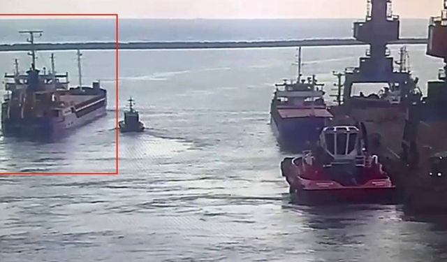 Marmara’da batan geminin İskenderun’dan çıkış anı kamerada! Römorkör detayı dikkat çekti