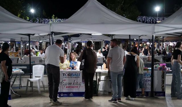 Torbalı’da Güz Kitap Günleri’nde beşinci gün tamamlandı: Etkinlikler 6 Eylül’e kadar sürecek